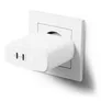 ALOGIC 2X40 Rapid Power 2 Port 40,0 W USB-C GaN Wandladegerät weiß