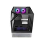 AZZA SANCTUM CSAZ-810 Gaming ATX Tower, Aluminium Rahmen mit Glasfenster RGB