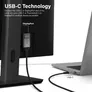 ALOGIC USB-C-Kabel (männlich) auf Displayport (männlich) 1m grau