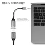 ALOGIC Ultra USB-C (männlich) auf DP (weiblich) Adapter grau 15 cm