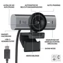 Logitech MX Brio Ultra Graphite, Webcam mit 4K für Zusammenarbeit und Streaming