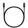 OUR PURE PLANET Ladekabel USB-C zu USB-C 1,2m Schwarz