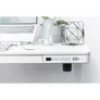 DIGITUS Elektrisch höhenver. Schreibtisch mit USB-Ladestation und Schublade