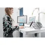 DIGITUS Elektrisch höhenver. Schreibtisch mit USB-Ladestation und Schublade