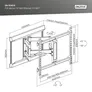 DIGITUS Full Motion TV-Wandhalterung (37-80")