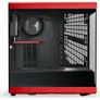 HYTE Y40 Red Black ATX Midi Tower Gaming Gehäuse rot/schwarz, Seitenfenster