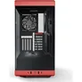 HYTE Y40 Red Black ATX Midi Tower Gaming Gehäuse rot/schwarz, Seitenfenster