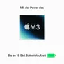 Apple MacBook Air 15,3" 2024 M3/8/256GB SSD 10C GPU Space Grau MRYM3D/A