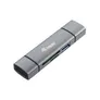 EQUIP 245460 Kartenleser mit USB 3.0-Hub, OTG