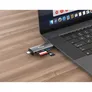 EQUIP 245460 Kartenleser mit USB 3.0-Hub, OTG