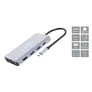 Conceptronic DONN20G 10-in-1 USB 3.2 Gen 1 Dockingstation, HDMI, USB-A 3.0 x 3
