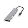 Conceptronic DONN02G Multifunktionaler 6-in-1 USB Adapter USB-A 3.0 x 2 USB-C PD