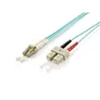 EQUIP 255317 LC/SC-LWL-Patchkabel, OM3, 15m