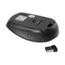 EQUIP 245104 Kabellose optische Reisemaus mit 4 Tasten, Black
