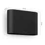 Philips Hue White & Color Ambiance Dymera smarte Wandleuchte + Outdoor Sensor