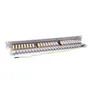 EQUIP 326325 24-Ports Cat.6 Geschirmtes Patch Panel, Hellgrau