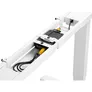 EQUIP 650804 ERGO Elektrisches-Sitz-Steh-Tischgestell, Doppelmotor, Weiss