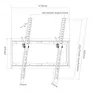 EQUIP 650311 32"-55" Neigbare Wandmontagehalterung für 32 bis 55 Zoll