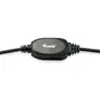 EQUIP 133347 Aktive USB 3.0 Verlängerungskabel, M/F, 10m, 5Gbps, Schwarz