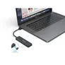 EQUIP 128959 4-Port-USB-3.2 Gen 1-Hub und Adapter für USB-C