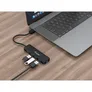 EQUIP 128959 4-Port-USB-3.2 Gen 1-Hub und Adapter für USB-C