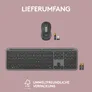Logitech MK950 Signature Slim Combo Graphite - Kabellose Tastaturkombination