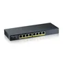 ZyXEL GS1900-8HP V3 8-Port GbE L2 PoE Smart Switch, 802.3at lüfterlos PoE+ 70W