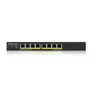 ZyXEL GS1900-8HP V3 8-Port GbE L2 PoE Smart Switch, 802.3at lüfterlos PoE+ 70W
