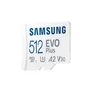 Samsung Evo Plus (2024) 512 GB microSDXC Speicherkarte (160 MB/s, Class 10, U3)