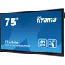iiyama ProLite TE7512MIS-B3AG 189,2cm (74,5") 4K Touch Monitor HDMI/VGA/USB-C