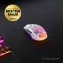 SteelSeries Aerox 3 Kabellose Snow Onyx Gaming Maus mit AquaBarrier™