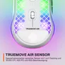 SteelSeries Aerox 3 Kabellose Snow Onyx Gaming Maus mit AquaBarrier™