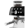 SMEG EGF03BLEU 50s Style Siebträgermaschine mit Kaffeemühle Schwarz