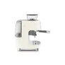 SMEG EGF03CREU 50s Style Siebträgermaschine mit Kaffeemühle Creme