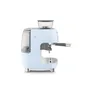 SMEG EGF03PBEU 50s Style Siebträgermaschine mit Kaffeemühle Pastellblau