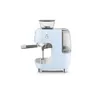 SMEG EGF03PBEU 50s Style Siebträgermaschine mit Kaffeemühle Pastellblau