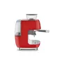 SMEG EGF03RDEU 50s Style Siebträgermaschine mit Kaffeemühle Rot