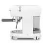 SMEG ECF02WHEU 50s Style Espresso-Kaffemaschine Weiß