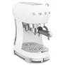 SMEG ECF02WHEU 50s Style Espresso-Kaffemaschine Weiß