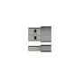 Good Connections Adapter USB 2.0 Stecker A an USB-C Buchse, Aluminium grau