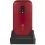 Doro 6040 Mobiltelefon rot-weiß