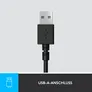Logitech H390 Kabelgebundenes Beidseitiges Headset USB Schwarz