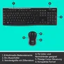 Logitech MK270 Kabellose Maus-Tastaturkombination