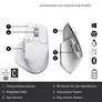 Logitech MX Master 3S Pale Grey - Kabellose Performance-Maus