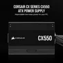 Corsair CX550 550 Watt ATX 2.31 Netzteil 80+ Bronze Netzteil 120mm Lüfter