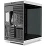 HYTE Y70 Zweikammer ATX Midi Tower Gaming Gehäuse Schwarz/Weiß mit Glasfenster