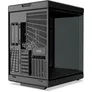 HYTE Y70 Zweikammer ATX Midi Tower Gaming Gehäuse Schwarz mit Glasfenster