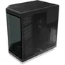 HYTE Y70 Zweikammer ATX Midi Tower Gaming Gehäuse Schwarz mit Glasfenster