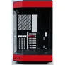 HYTE Y60 Red/Black Zweikammer ATX Midi Tower Gehäuse  Seitenfenster