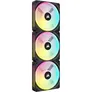 Corsair iCUE LINK QX120 RGB Starter Kit, schwarz, LED-Steuerung, 120mm, 3er-Pack